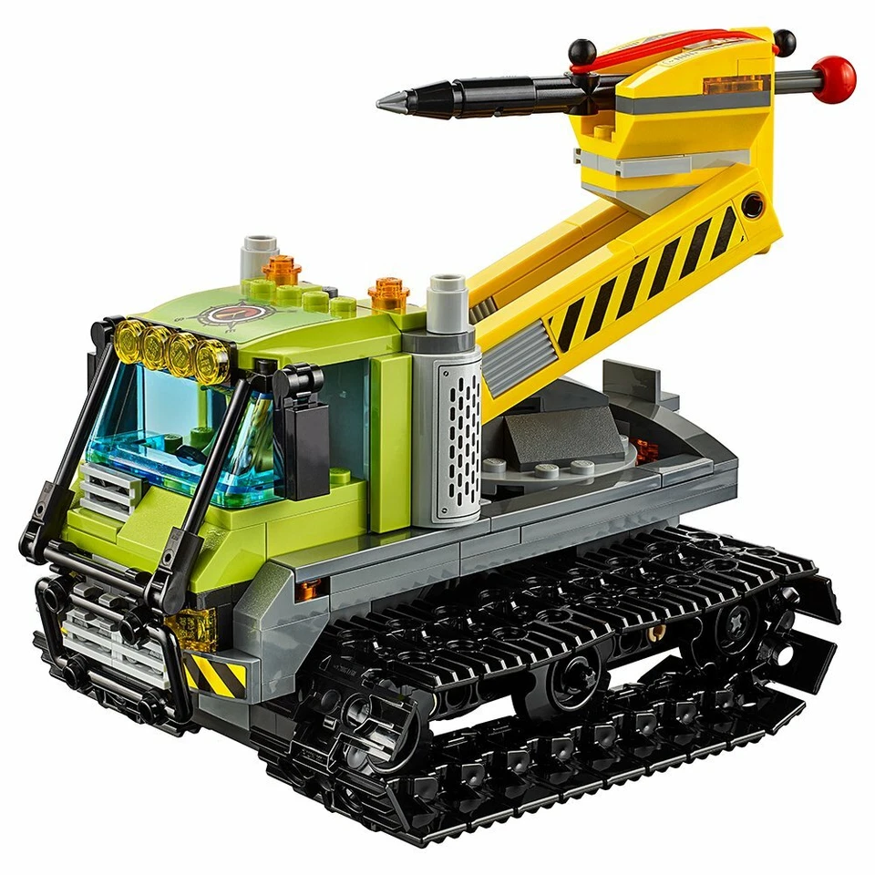 Lego City 60122 Volcano Explorers Volcano Crawler Track jackhammer Boulder NISB - Image 4 of 4