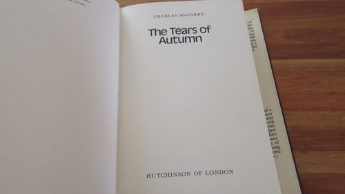 Lágrimas de OTOÑO ~ Charles McCarry. Paul Christopher #2. Reino Unido HbDj 1975 en MELB - Imagen 7 de 11