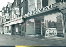 1995 Empty Shops Falsgrave Scarborough news 9x6.5" press photo 