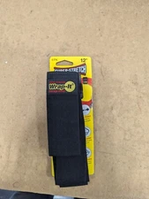 New heavy duty Wrap-it storage strap Super Stretch 12" Pack of 4  #704-12B
