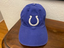 Indianapolis Colts NFL Youth Hat Cap Football 47 Brand Strapback White Blue
