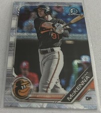 2019 Bowman Chrome Baseball Ryan McKenna Baltimore Orioles Mojo Refractor BCP-81