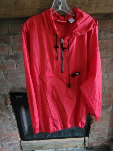 Veste Coupe-vent Vintage Marlboro Adventure Team - Taille L Homme - Rouge Nylon - Années 90