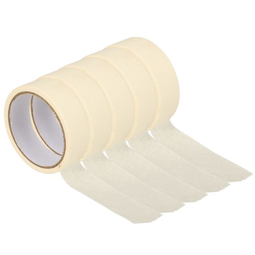 5 Rolls Painter Tapes Paper Masking Tape Adhesive Paint Tape For Wall