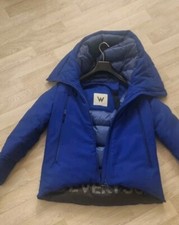 OUTHERE Jacke Winterjacke Daunemjacke Mantel Blau Outdoor GR.S