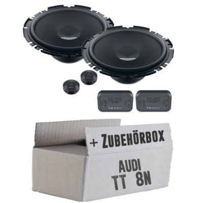 Audi TT 8N Front - HERTZ Lautsprecher 16cm Boxen Tür vorne System NEU- EINBAUSET