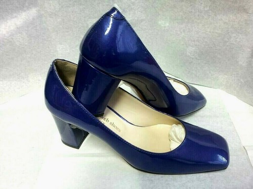 Scarpe donna Vernice Blu Decolletè Tacco Woman Shoes Heel MADE IN ITALY  Schuhe | eBay