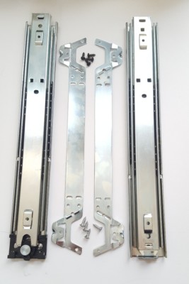 Heavy Duty 16'' Full Extension Side Mount Drawer Slides Complete Set 