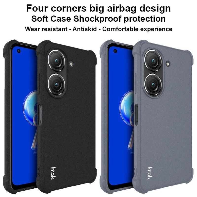 IMAK Airbag Anti-caída TPU Mate Sensación Arena Suave Estuche Para Asus Zenfone 9/10 5G Foto 2 de 4