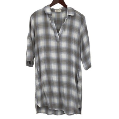 elan shirt dress ELAN SHIRT DRESS IN SIENNA COTTON