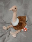 Ty Beanie Buddie Buddy Stretch Ostrich Stuffed Plush 10" 1998 — photo 1