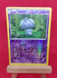 42/106 Espurr Reverse Holo XY Flashfire 2014 Pokémon TCG Card