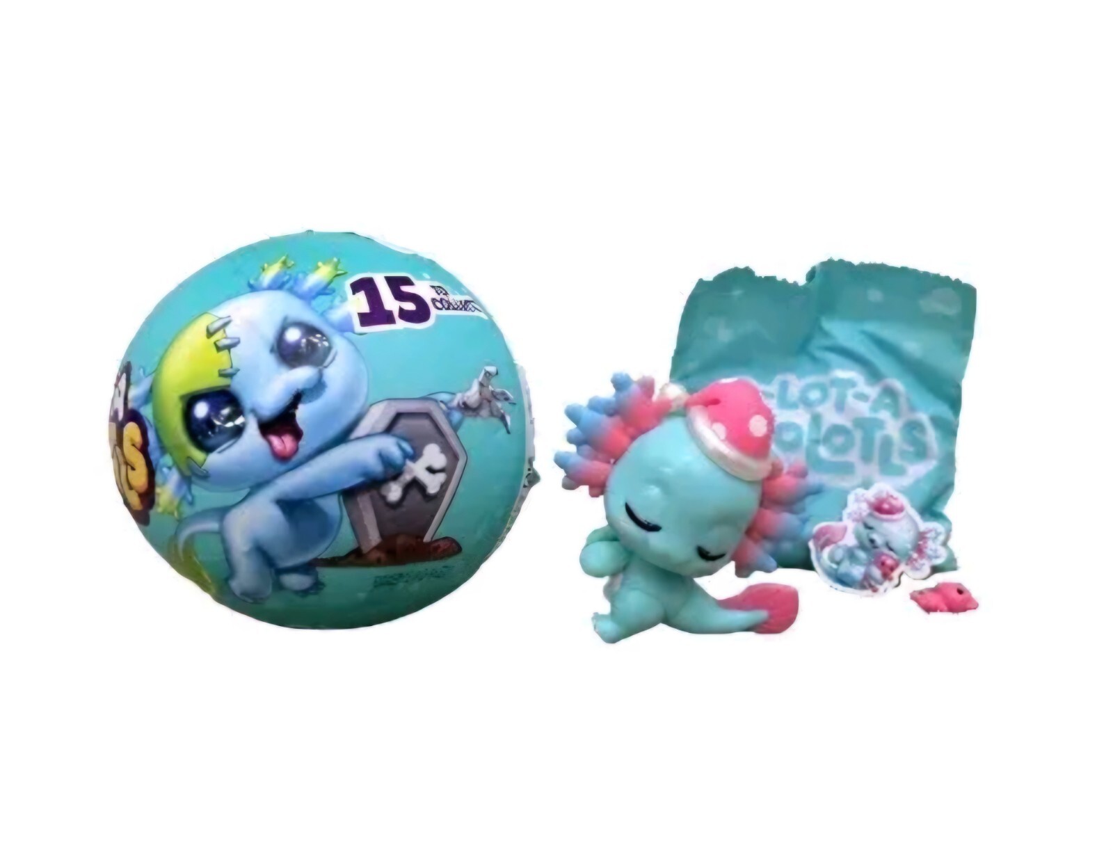 Zuru A-LOT-A AXOLOTLS Mystery Figures ** NAP ALOTL ** W/Kinetic Sand