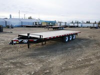 2022 SWS 26' Deck Over Wheel Trailer w/ Pull Out Ramps (3) 7K Axles
