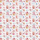 100% Cotton Digital Fabric So Sweet Cupcakes 140cm Wide