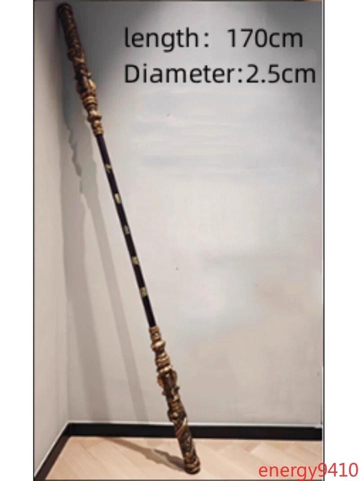 ¡In Us! 100cm-170cm Negro Mito: Wukong Destino Hombre Arma Aleación Tallada Hecha a Mano Foto 4 de 4