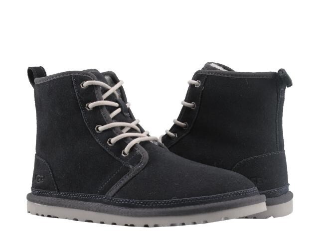 UGG HARKLEY MENS BOOTS AUTHENTIC TRUE NAVY BLUE PURE WOOL  display picture 1