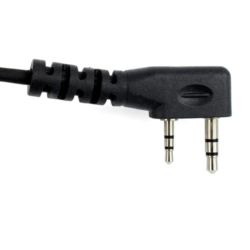 2 pin Covert Acoustic Tube Earpiece Finger PTT Throat MIC for Kenwood Baofeng - Picture 5 of 7