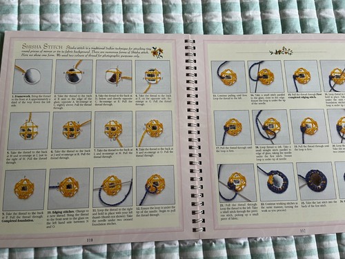 A-Z Embroidery Stitches Spiral Bound Soft Cover 144 Pgs A Must For Embroiderers! - Picture 3 of 6