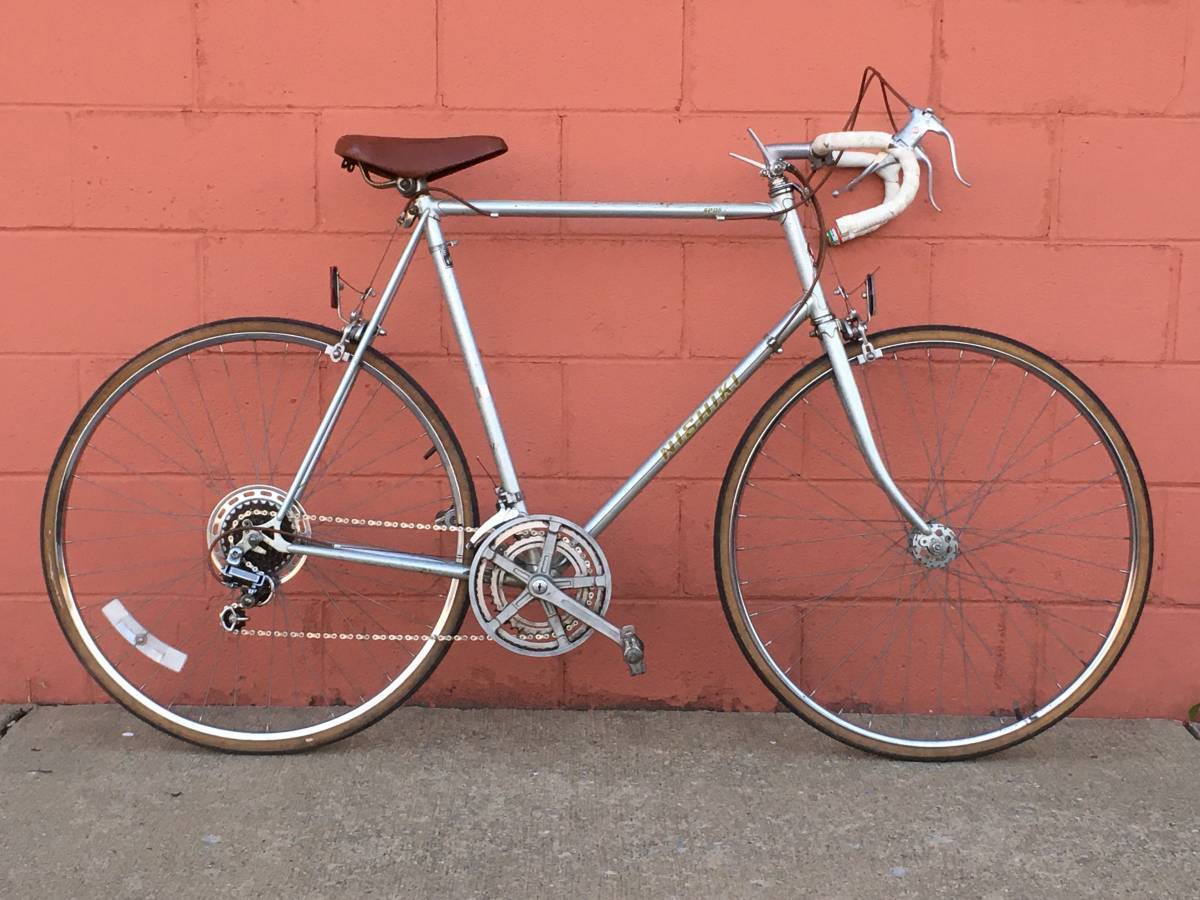 Nishiki Sport 61 cm Road Bike Silver tuned up | eBay Nishiki Sport 61 cm Road Bike Silver tuned up | eBay