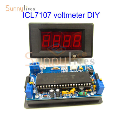 ICL7107 DC5V Voltmeter DIY Kit DIY Parts Board Voltage Meter Tester