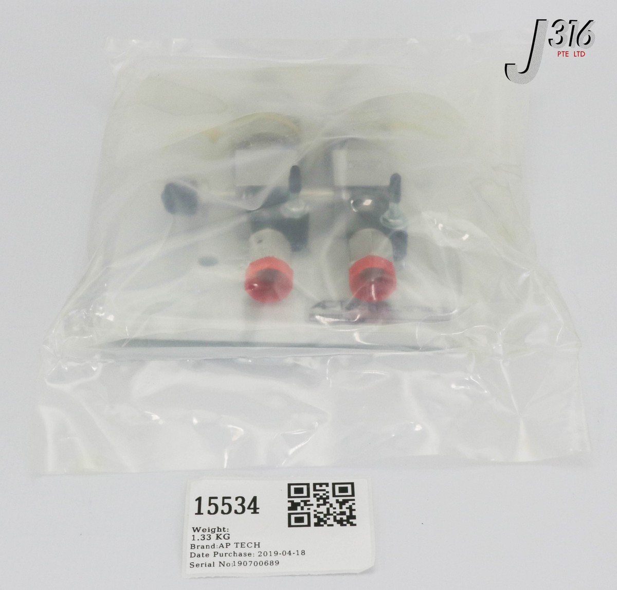 15534 APTECH DIA VLV W/ MOUNTED PLATE(6X7) J W P/N: AP3550SM DUAL
