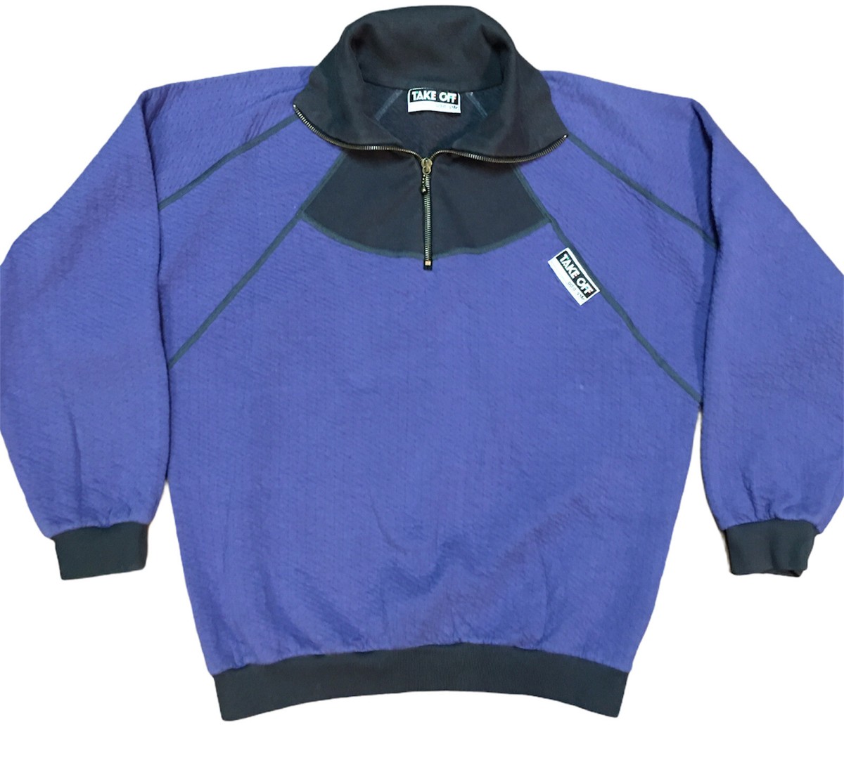 VTG ADIDAS TAKE OFF 90s Y2K pullover sweatshirt purple Faded