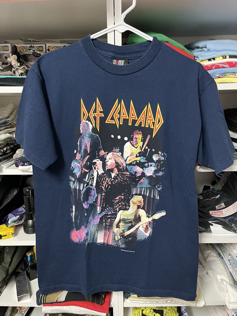 Def Leppard Concert Tour T-Shirt Euphoria 2000 Vintage Men's L