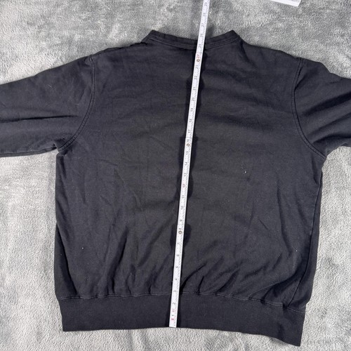 Vintage Y2K 2000's Rocawear XL Black Sweatshirt Spellout Logo Hip Hop Streetwear - Picture 6 of 9