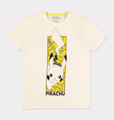 Pok?mon - Angriff! - Herren Kurzarm T-Shirt - Difuzed - Pikachu
