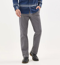 Men's "Lee" Extreme Comfort Motion MVP Straight Fit Stretch Pants - Gravel