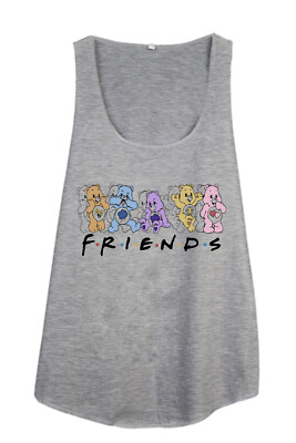 Damen Tanktop Serienmuster Friends & Bisounours - Care bears and friends Top