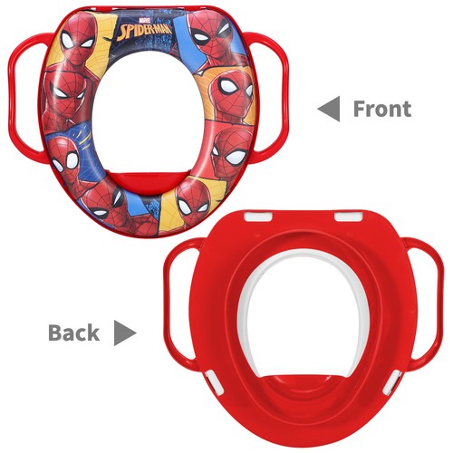 Spiderman weicher gepolsterter Töpfchen Toilettensitz mit Griffen für Kleinkinder Kinder - Bild 4 von 8