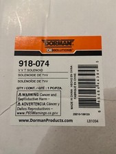Dorman 918-074 Rear Engine Variable Valve Timing VVT Solenoid Compatible with
