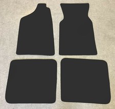 Fußmatten Autoteppich für Audi 100 200 C2 Typ 43 1976-1982 Anthrazit Velour 4tlg