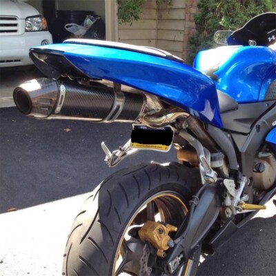 For Kawasaki Ninja ZX6R 636 2004-2008 Exhaust Mid Link Pipe Carbon
