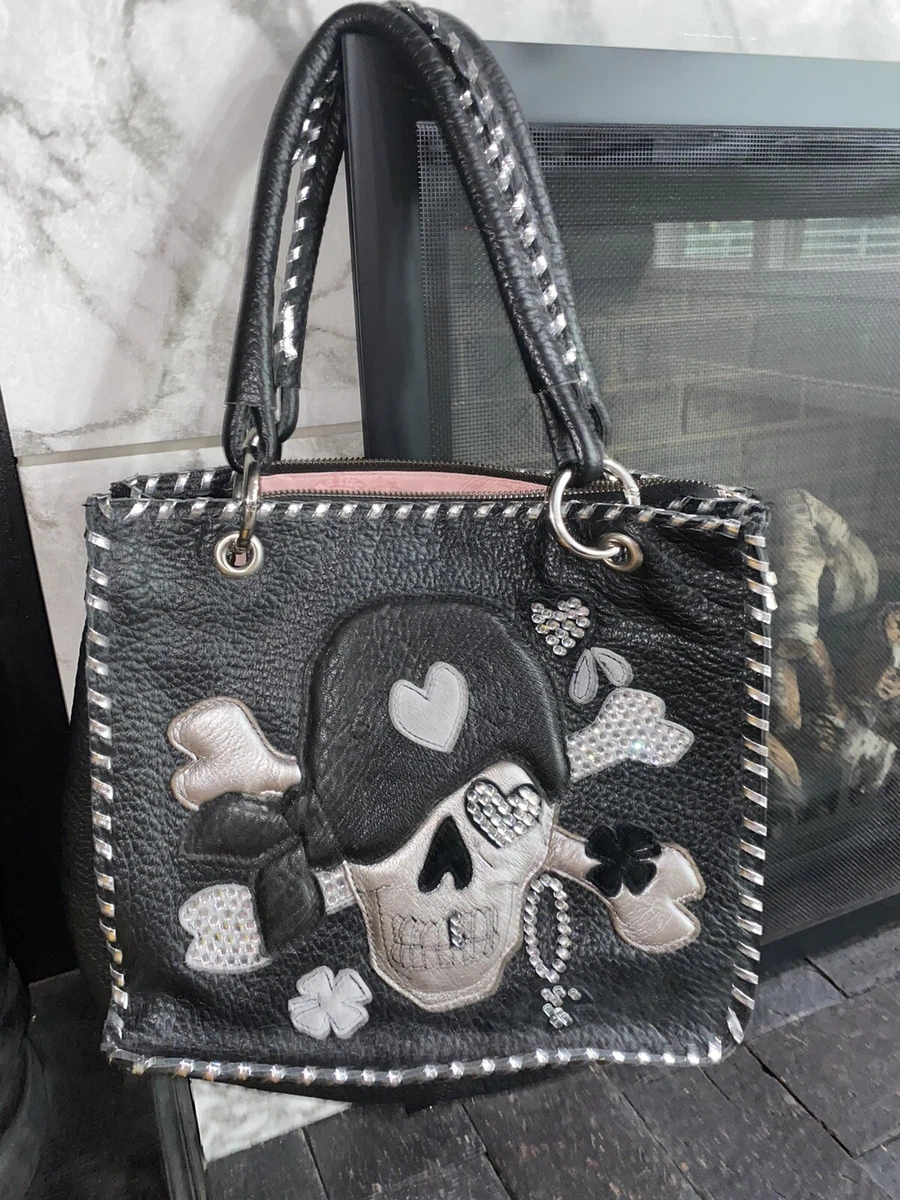 Rhinestone skull purse sale
