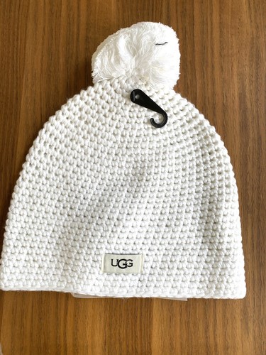 IVORY UGG Australian Cable Knit Pom Pom 