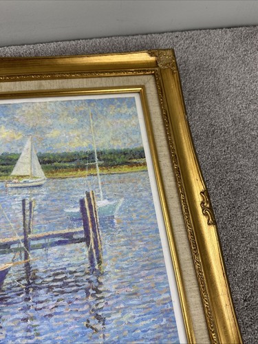 Sam Barber - New England Sails - Litografía firmada Franklin Mint enmarcada - Imagen 5 de 12