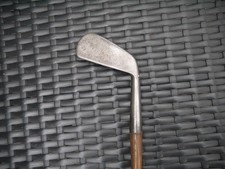 Antique Wood Shaft Early Smooth C Leigh Windermere Driving Iron