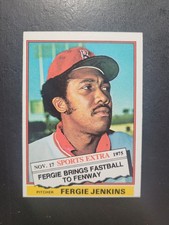 1976 Topps # 250T Fergie Jenkins Traded Baseball Cards, Red Sox