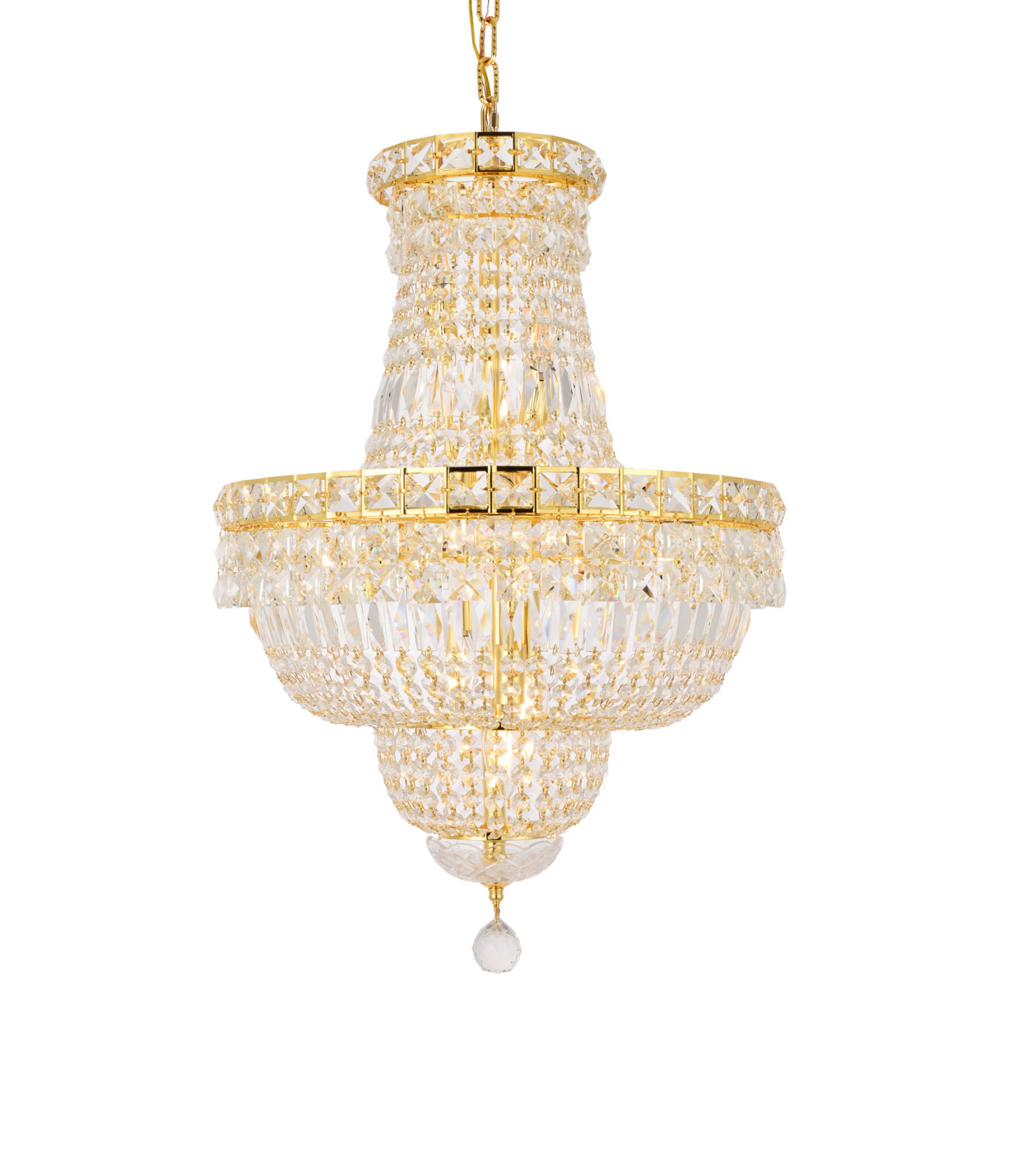 Elegant Lighting V2528D18/RC Tranquil 12 Light 18