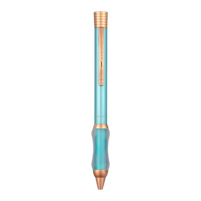 New  Sensa Classic 30th Anniversary Collection Ballpoint Aqua Blue/Rose Gold