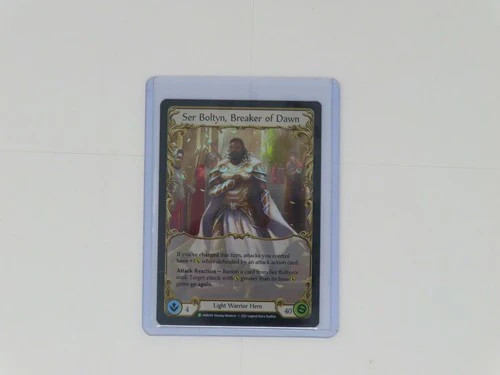 Сир Болтин Повелитель Зари - TCG из плоти и крови ПРОМО HER039 Light Warrior 2990₽