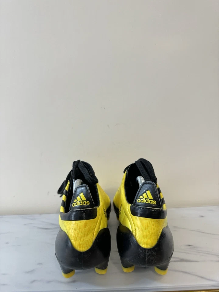 Adidas F50 Adizero FG Amarillo/Negro US9 Raro Fútbol Botines Messi Botas Foto 4 de 4
