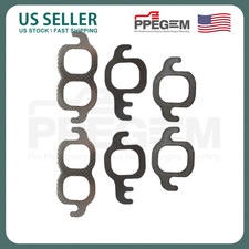 Fits 57-95 Chevy Sbc 265 283 302 305 307 327 350 V8 Exhaust Manifold Gasket Set
