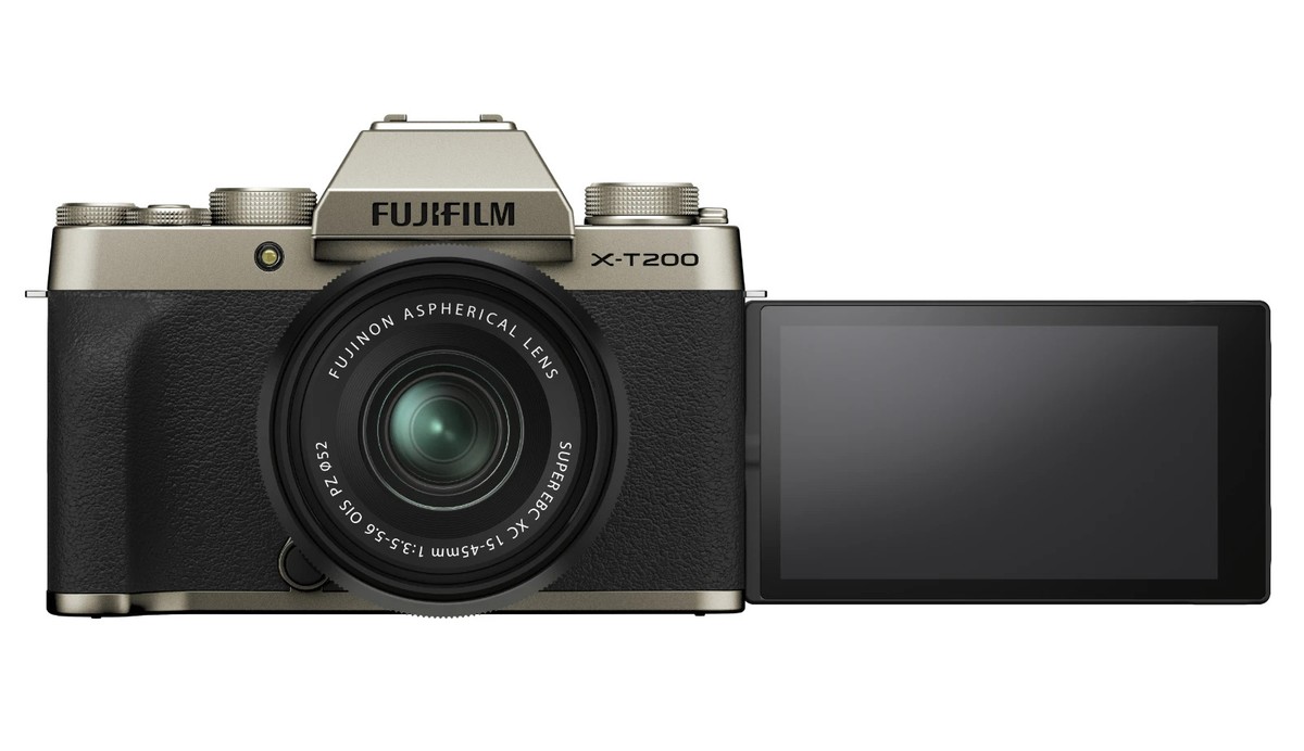 Fujifilm X-T200 Mirrorless Camera -Champagne color- w/ Fujifilm XC