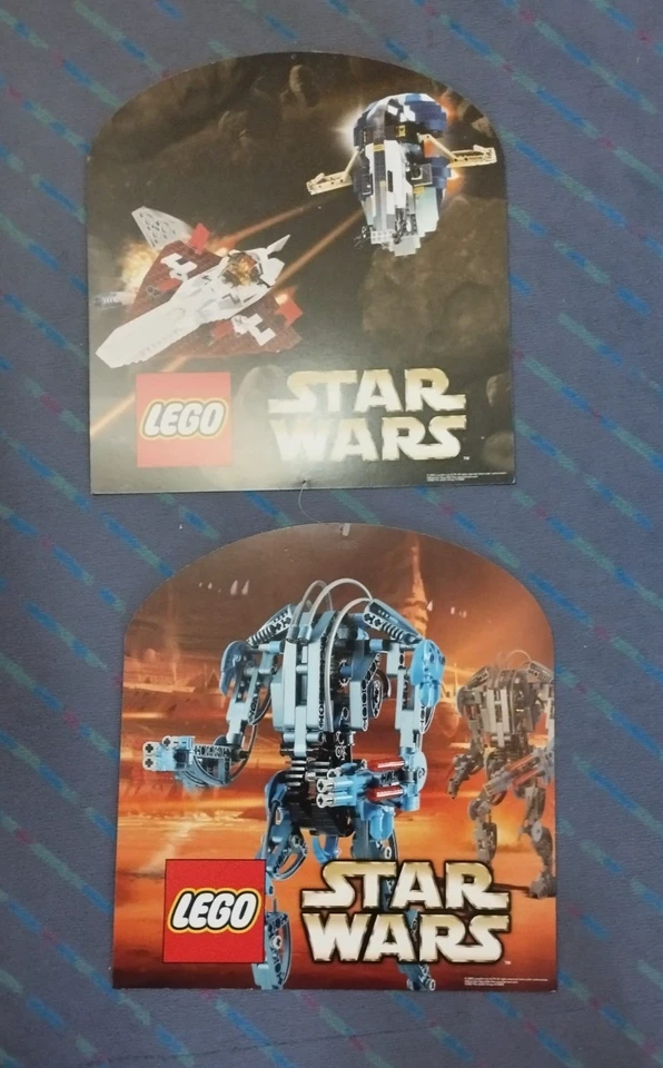 LEGO Star Wars Store Display Cardboard Mobile Vintage 7133 7153 7113 Jango Fett - Bild 2 von 3