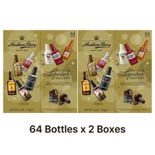 2 x Anthon Berg Chocolate Liqueur Original Spirits 64 CT 2.2LB, Total 128 ct