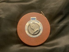 Vintage Craftsman 39002 white steel tape measure 100 ft x 3/8 inch Made in USA
